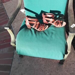 Clarks Brown Strappy Sandals 9.5